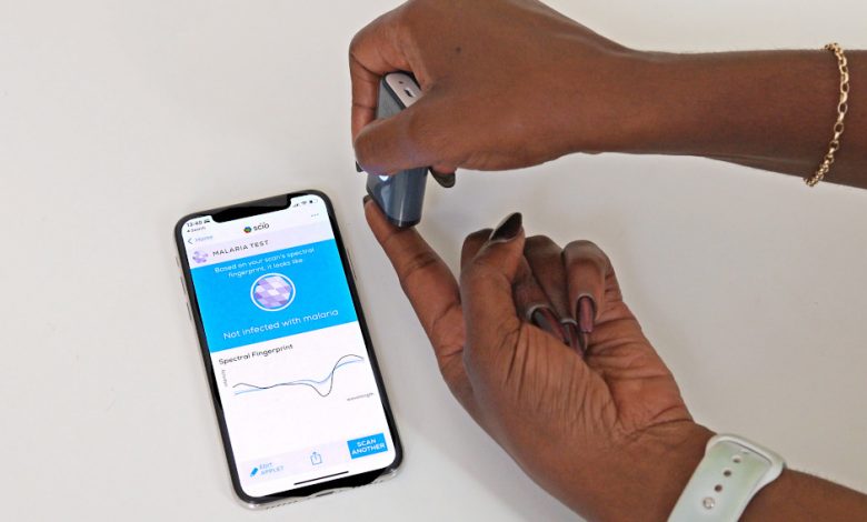Photo of Smartphone operated tool uses light beam to detect malaria