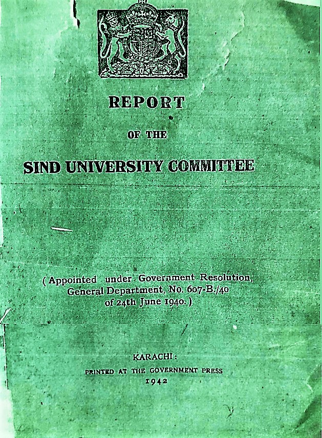 Title-Image-of-the-Sind-University-Committee-Report-1942