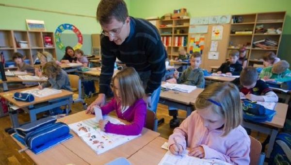 An elementary school in Germany - 2023 - Photo Twitter
