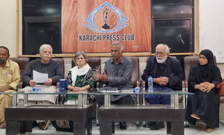 Baldia Factory Fire- Press Conference- Sindh Courier