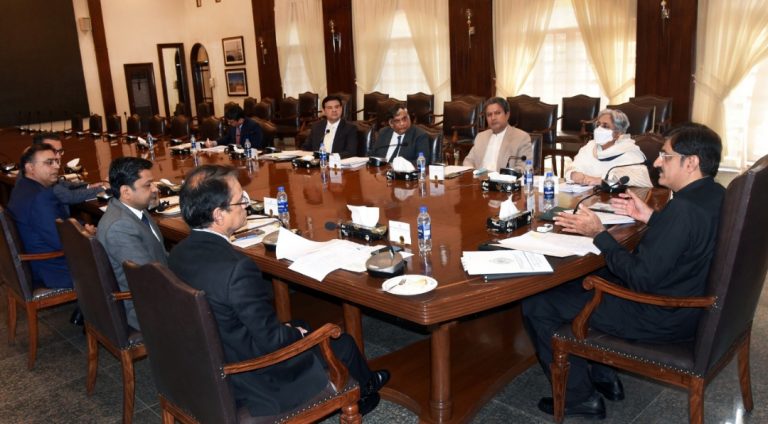 CM Sindh - Meeting Sindh Courier