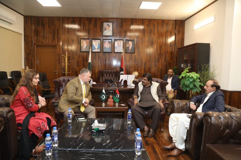 French Consul General - Sardar Shah- Meeting- Sindh Courier