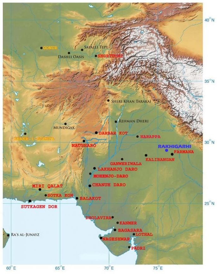 Indus Valley Civilization Map-1