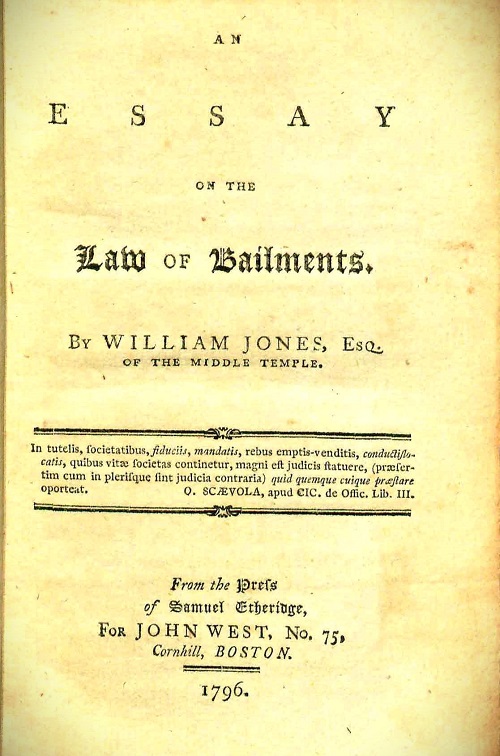 Law-of-Bailments-1796-William-Jones-Photo-3