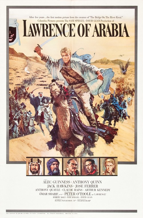 Movie poster for Lawrence of Arabia - 1963