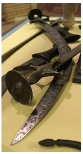Swords from the battles of 1843