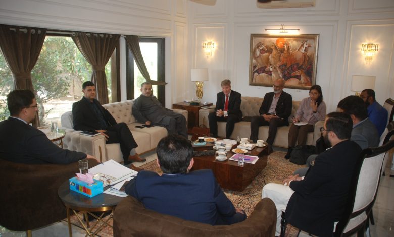 ADB-Sharjeel-Meeting- Sindh Courier