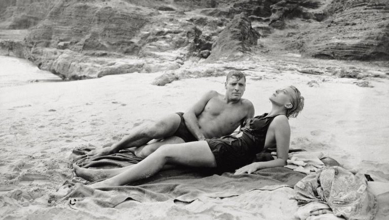 Burt Lancaster and Deborah Kerr in From Here to Eternity - 1953