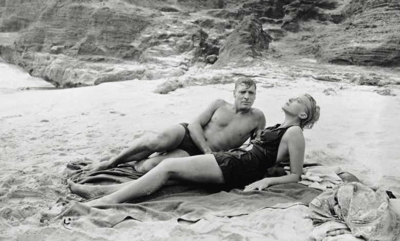 Burt Lancaster and Deborah Kerr in From Here to Eternity - 1953