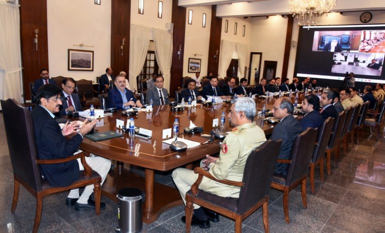 CM Sindh - Meeting - Sindh Courier