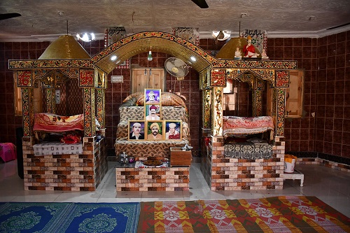 Interior view of Sant Bhagat Kanwar Ram Mandal in Chak