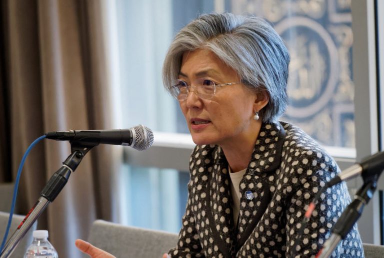 Korea’s first woman foreign minister to speak on women’s leadership