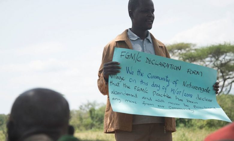 Men and boys are joining the effort to advocate against Female Genital Mutilation in Uganda