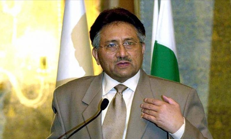 Photo of Gen. Musharraf was handed death sentence on treason charges