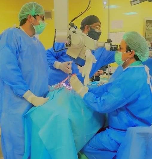 Gambat Institute of Medical Sciences conducts Cochlear Implant Surgery