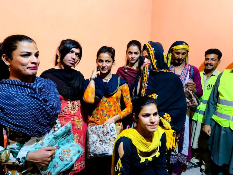 NGO distributes Eid clothes among transgender community of Dadu