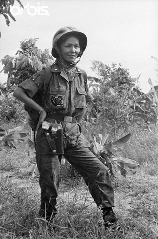 Vietnamese Woman Soldier During Vietnam War