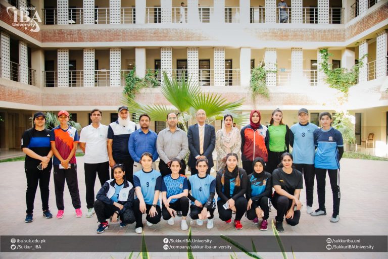 National Games Women Volleyball Training Camp held at Sukkur IBA University