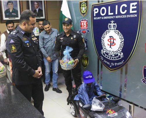 Special Security Unit Fulfills Wishes of 50 Ailing Children