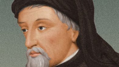 Photo of Geoffrey Chaucer and His Canterbury Tales