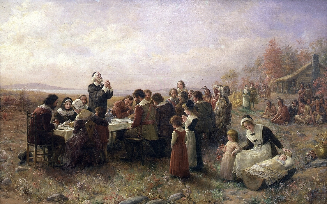 The First Thanksgiving at Playmouth - 1914 Wikipedia