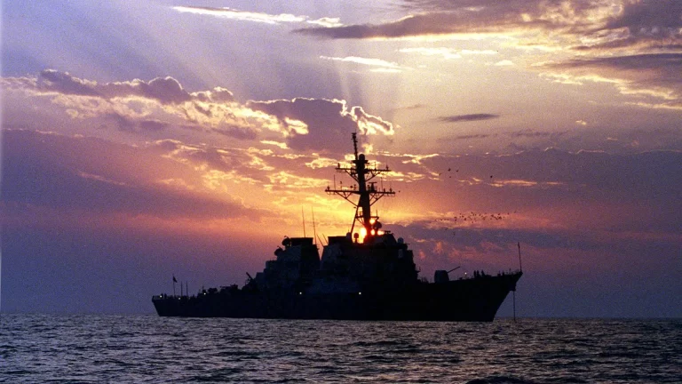 USWarShip in Red Sea - Axios
