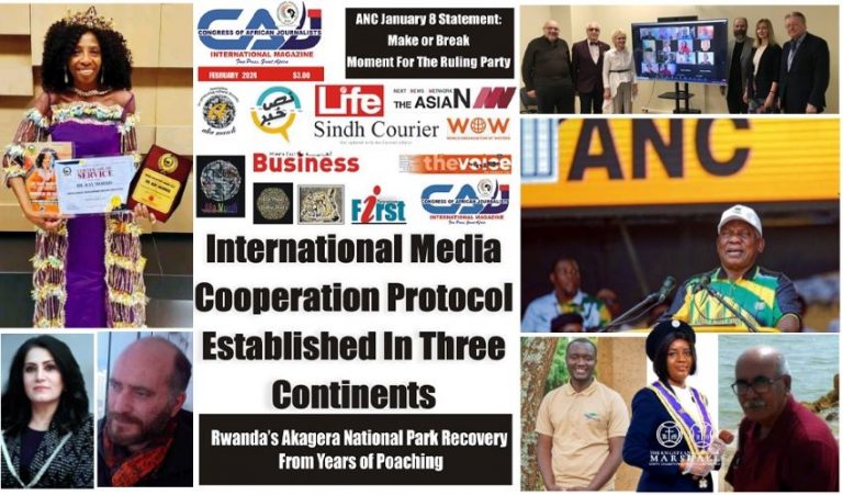 Congress of African Journalists’ International Magazine Feb issue released