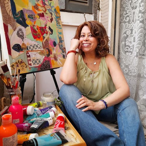 Sally El-Zeiny strengthens image of painter woman in Egyptian and Arab arenas