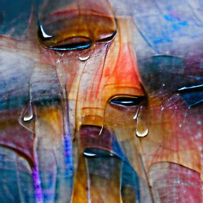 Tears in the rain - NightCafe Creator