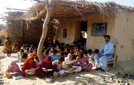 A school in Sindh - file photo