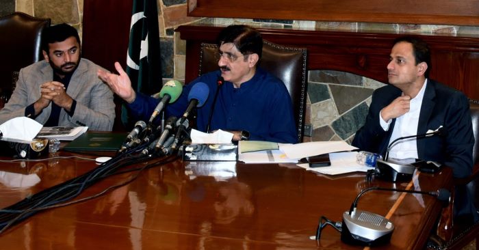 CM Sindh Murad Shah - Press Conference-Sindh Courier-1