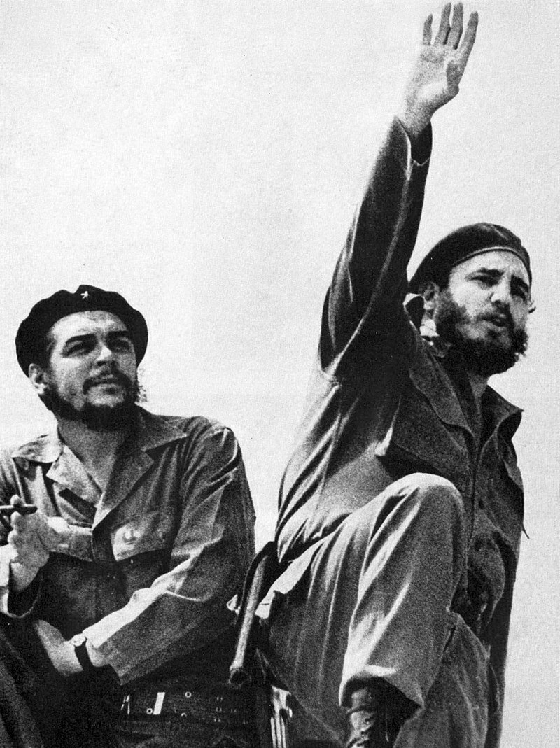 Che Guevara and Fidel Cstro - 1961