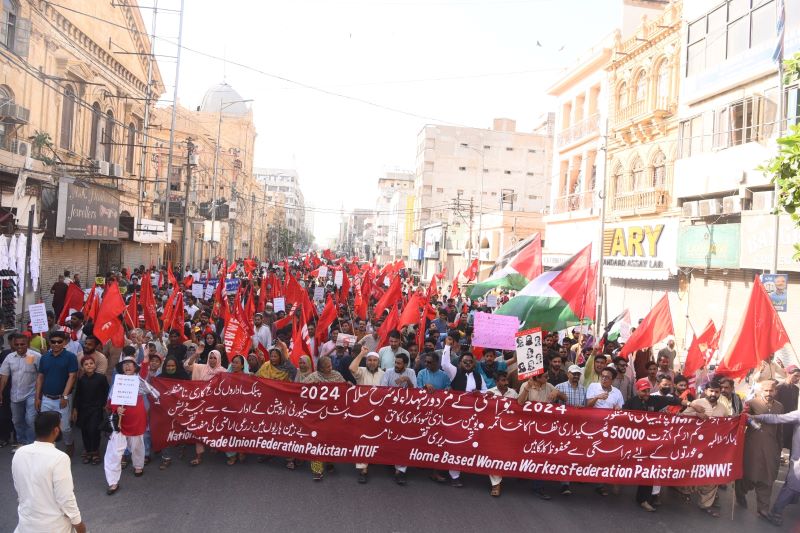 Labor Day Rally - Sindh Courier