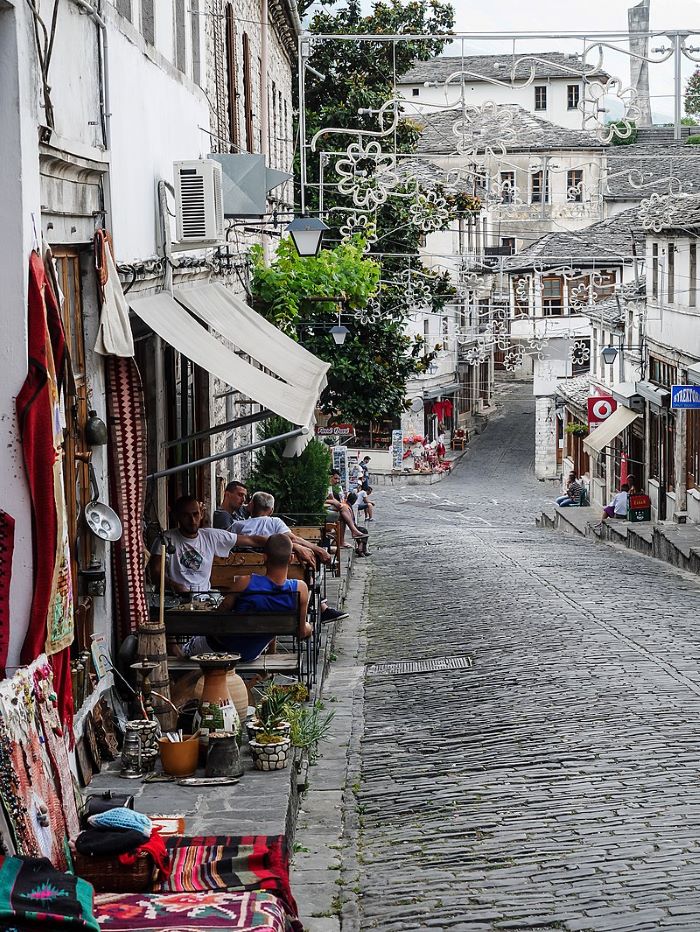 Gjirokaster_2016_Albania_typical_street