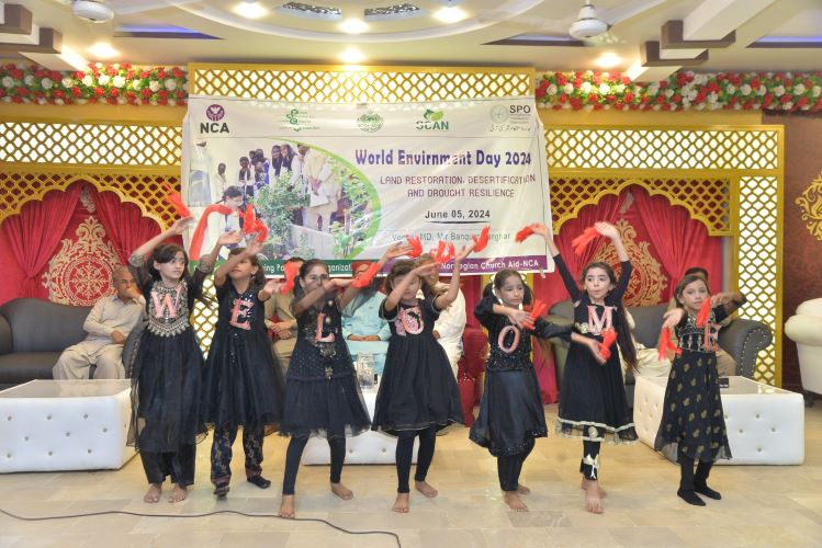 School Children of Sanghar Celebrate World Environment Day