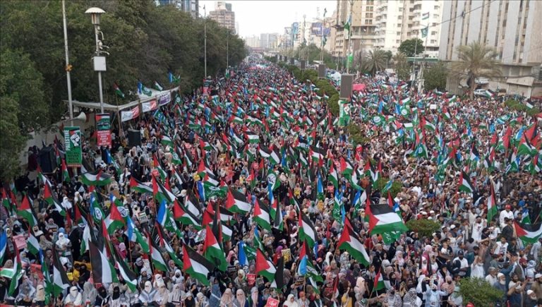‘All eyes on Rafah,’ tens of thousands rally in Karachi