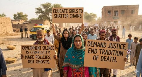 Kari-Protest-AI-Sindh Courier