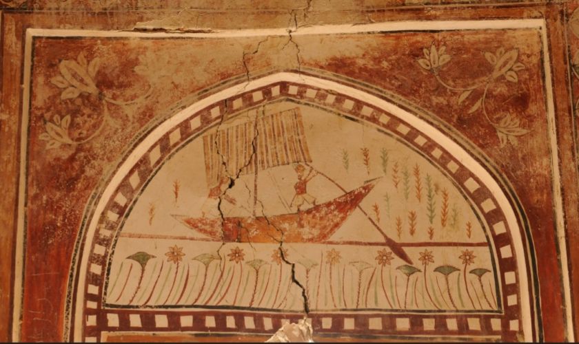 Lake-Painting-Sindh Courier
