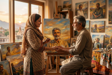 Painting-Poetry-Sindh Courier
