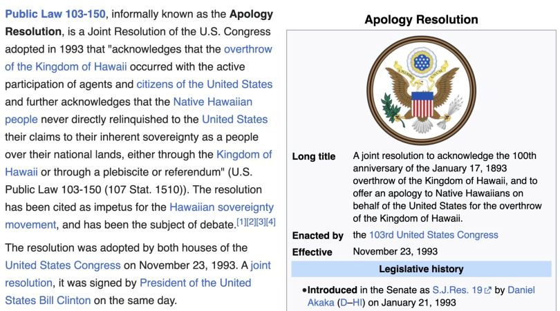 Apology